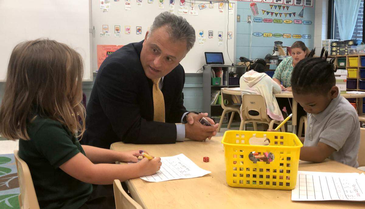 On July 1, 2019, Frank Rodriguez spent his first day as superintendent of Beaufort County School District talking to students at Robert Smalls International Academy’s summer reading program and touring schools.