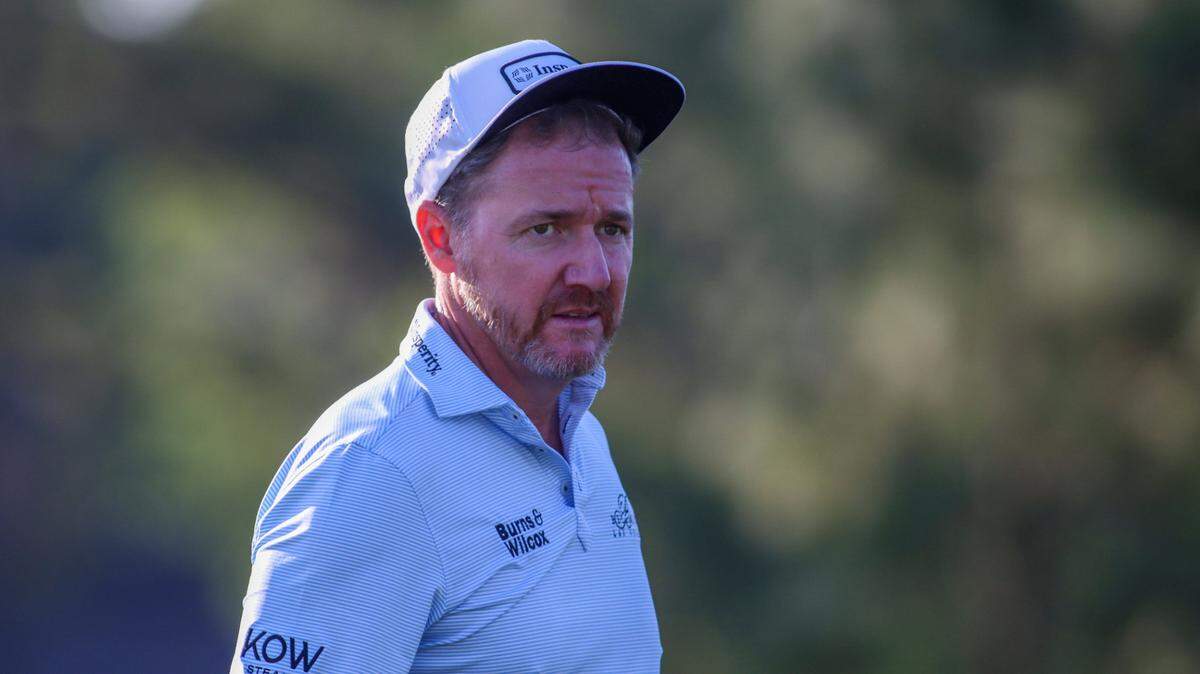 Jimmy Walker walks off the ninth green during the second round of the RBC Heritage Presented by Boeing at Harbour Town Golf Links on Friday, April 14, 2023 in Sea Pines on Hilton Head Island.