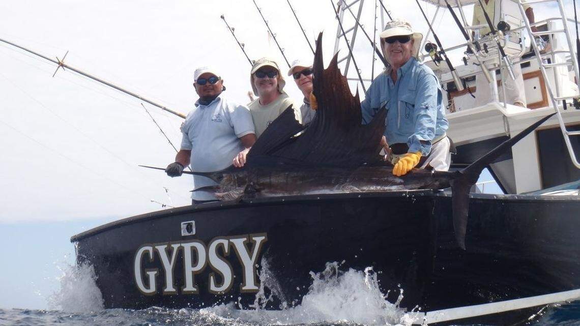 Lord of the sea comes through with quadruple sailfish catch in Guatemala