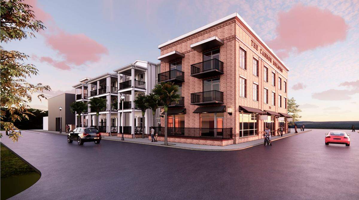 Coast Architects and developer 303 Associates have received preliminary approval to build a three-story apartment complex on the property. The 29,400 square foot building is marketed as The Cannon Building.&nbsp;