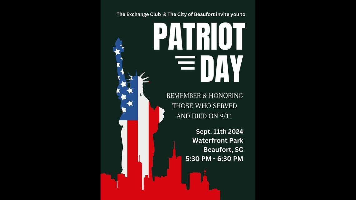 Beaufort County towns to remember 9-11 attacks that killed 3,000. Here are the details