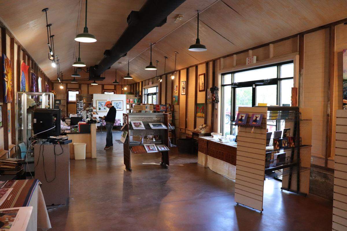 Historic Penn Center has an informative, enjoyable museum, and the gift shop, located in the old “Shed” building, is a source of local artwork and other items.