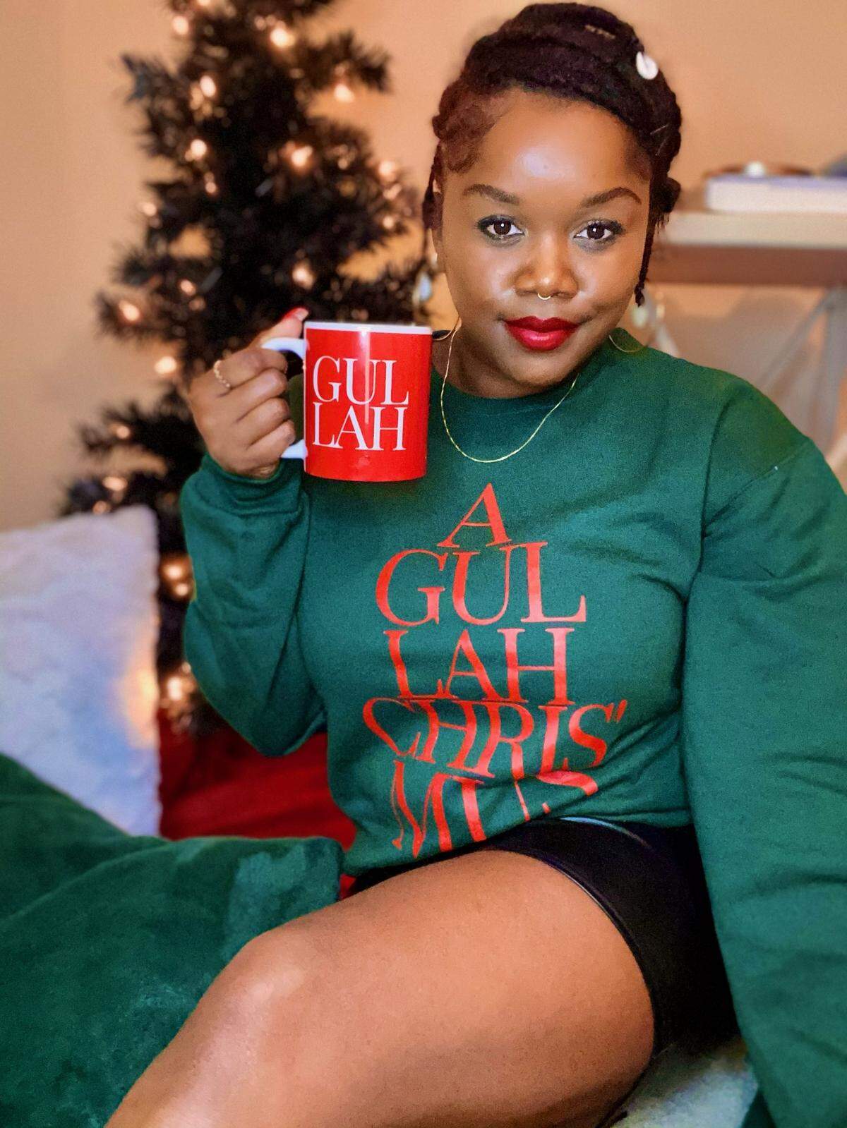 Sonya Grant of Hilton Head wears one her original designs for her online shop, Gullah Ts N’ Tings.
