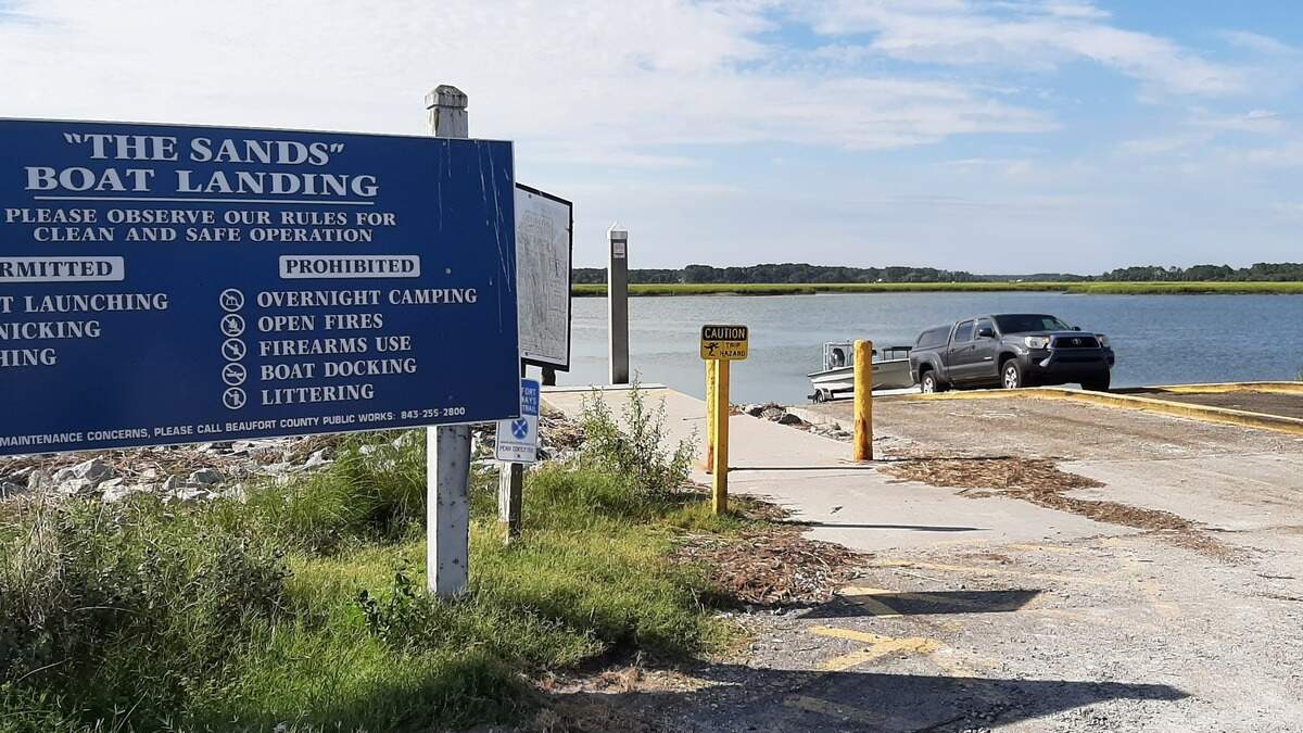 Sands Beach boat landing at Port Royal was the site of an altercation in 2019 that resulted in a lawsuit and a recent jury award against the Town of Port Royal and an investigator.