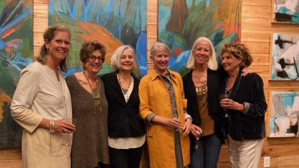 “Mountain Girls,” from left: Laurie McIntosh, Louanne LaRoche , Brucie Holler, Jan Swanson, Eileen Blyth and Lynn Parrot.