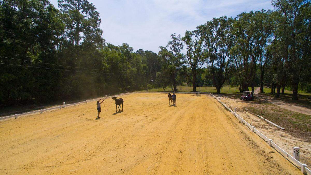 The 64.5-acre Camelot Farms equestrian center and private estate is up for sale.