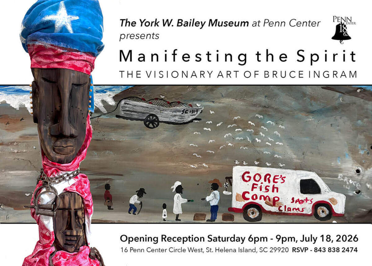 An opening reception for Bruce Ingram’s exhibition at the York W. Bailey Museum is at 6 p.m. Friday.