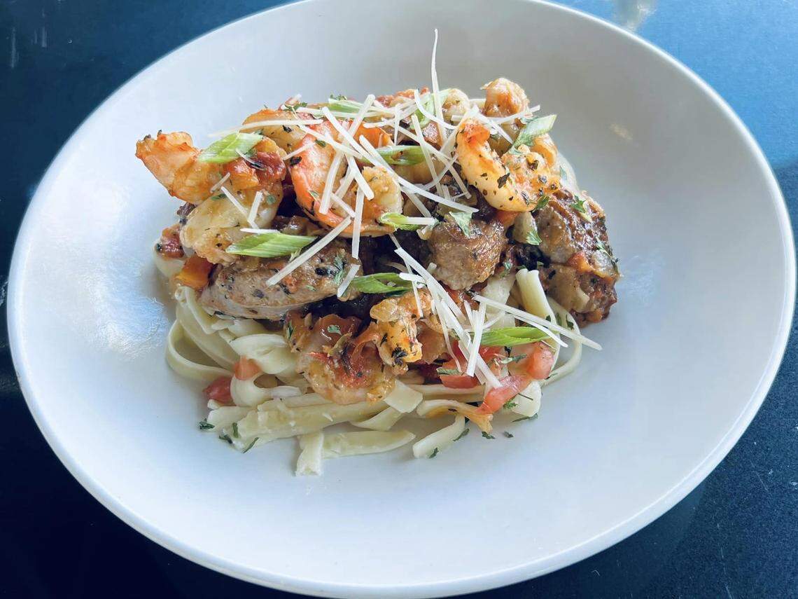 Blues Brothers Jambalaya Pasta from the menu at Kind of Blue on Hilton Head