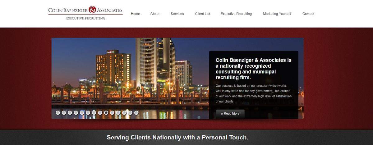 Colin Baenziger & Associates website