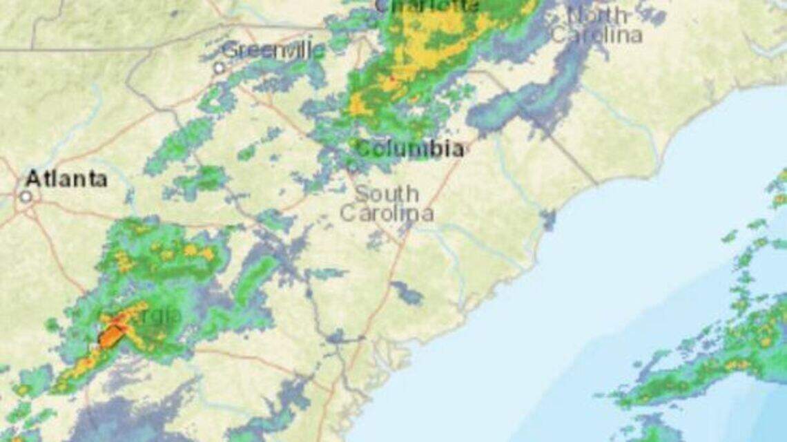 Grab your umbrellas, Beaufort Co.! Lots of rain, possible dangerous winds heading our way