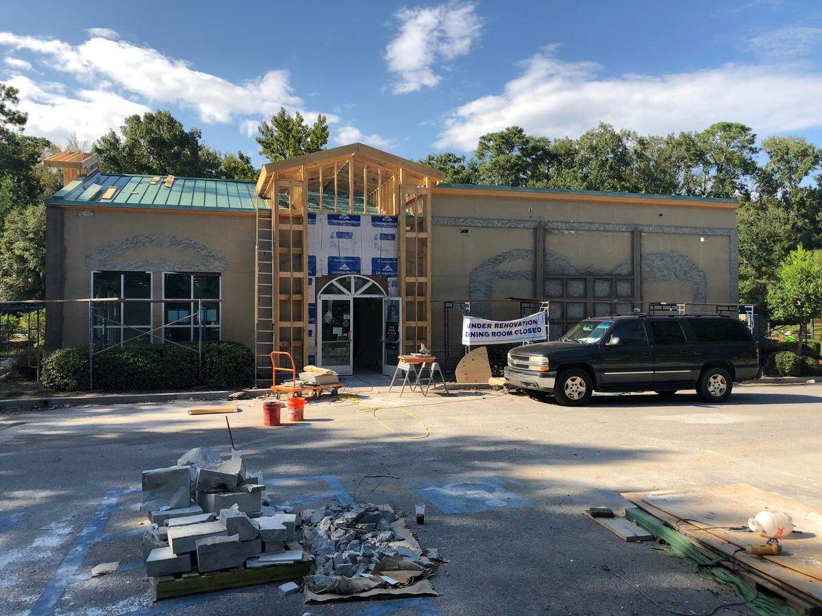 The dining room has been closed during renovations at the Bluffton, South Carolina, Taco Bell location, but the drive-thru is open.