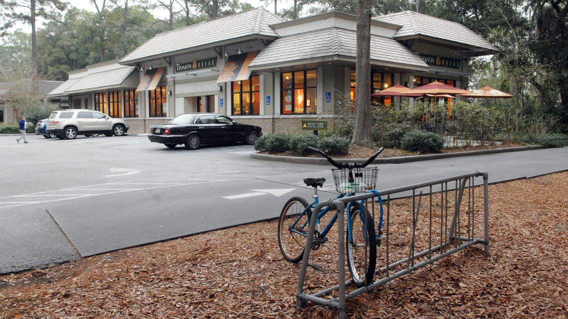 Hilton Head Island's Panera Bread restaurant, photographed here in 2015, may become part of a new indoor minigolf facility. Hilton Head Island's Panera Bread restaurant, photographed here in 2015, may become part of a new indoor minigolf facility.