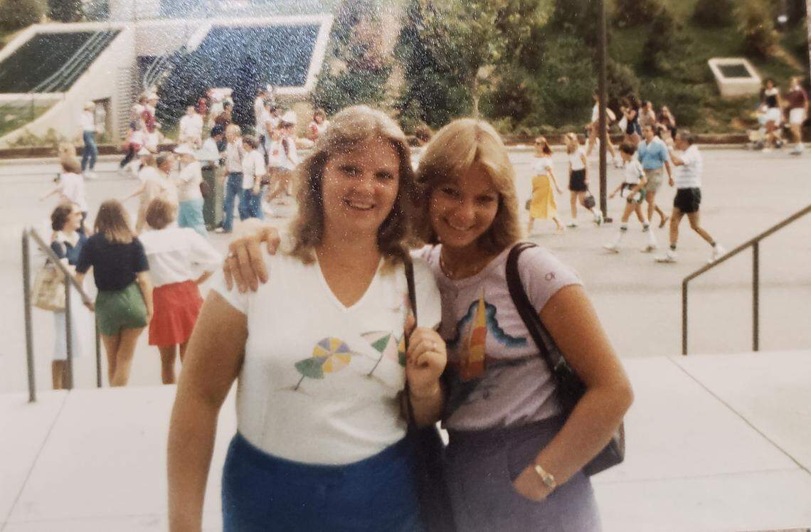 Susan Weed, right, is pictured with her sister, Deborah.