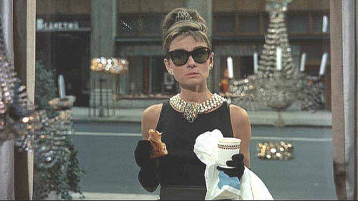 Actress Audrey Hepburn in her iconic role as Holly Golightly in "Breakfast at Tiffany's."