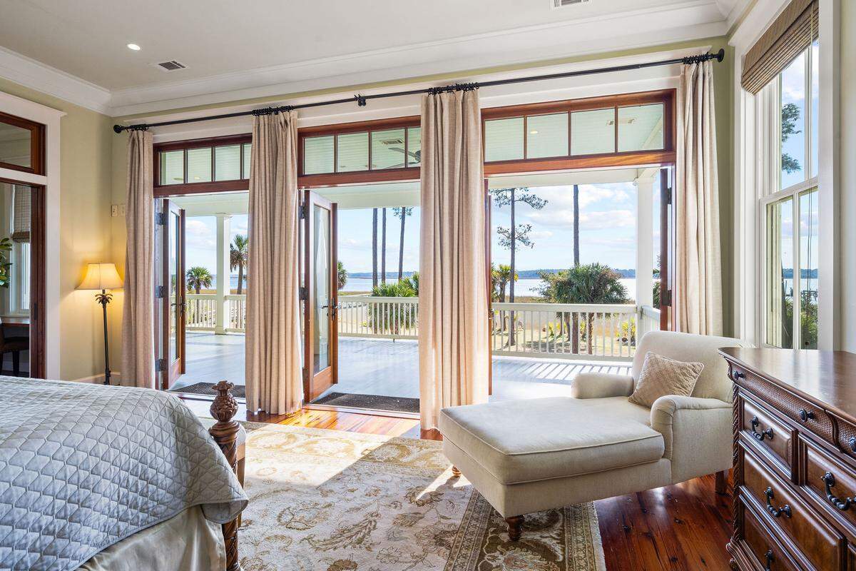 A Lemon Island estate features five bedrooms including two suites on the third floor.