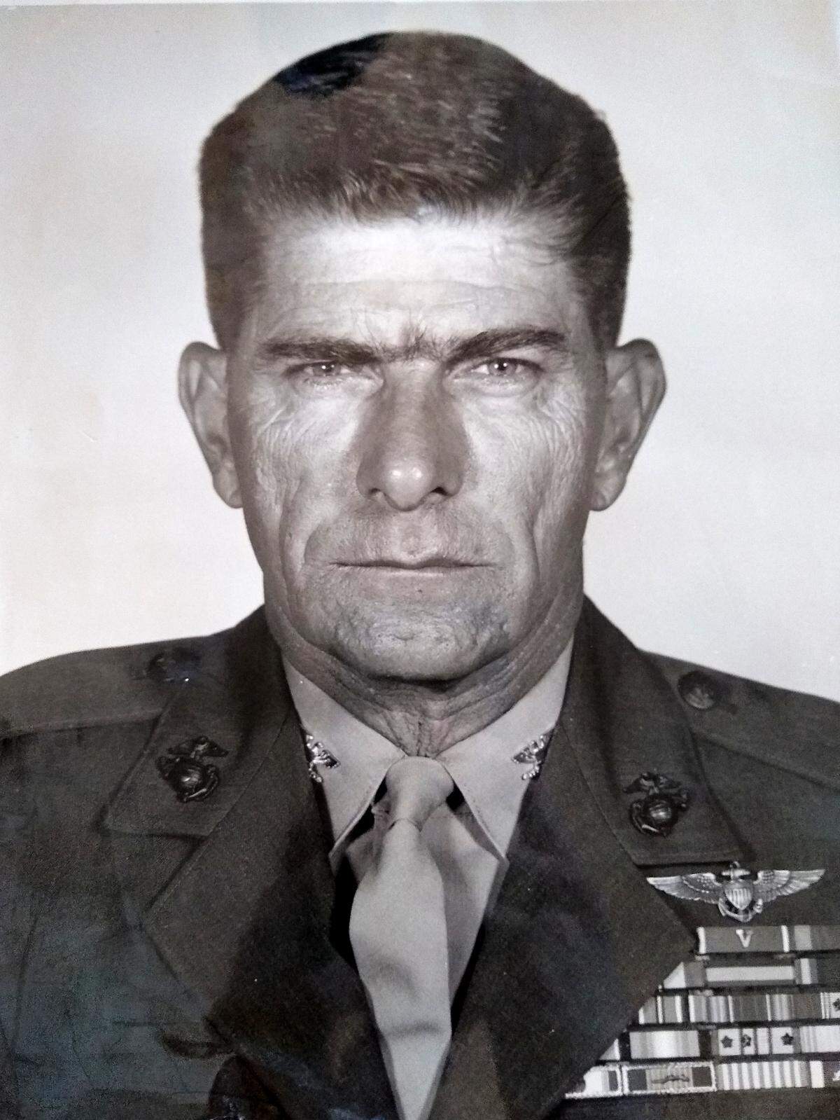 Col. Joseph R. Dobbratz Jr. in a photo taken while he was Chief of Staff at the Marine Corps Development and Education Command in Quantico, Virginia, in 1981.