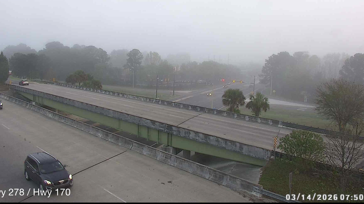 Just before 8 a.m. Saturday, fog lingered over Beaufort County roadways. Police anticipate this could last until around 9 a.m.