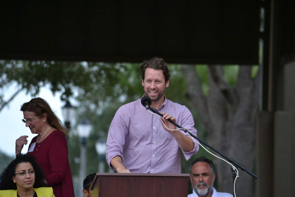 U.S. Rep Joe Cunningham spoke at a recent Celebrating Citizenship In Beaufort event, quoting John F. Kennedy: “In a democracy, every citizen, regardless of his interest in politics, holds office.”