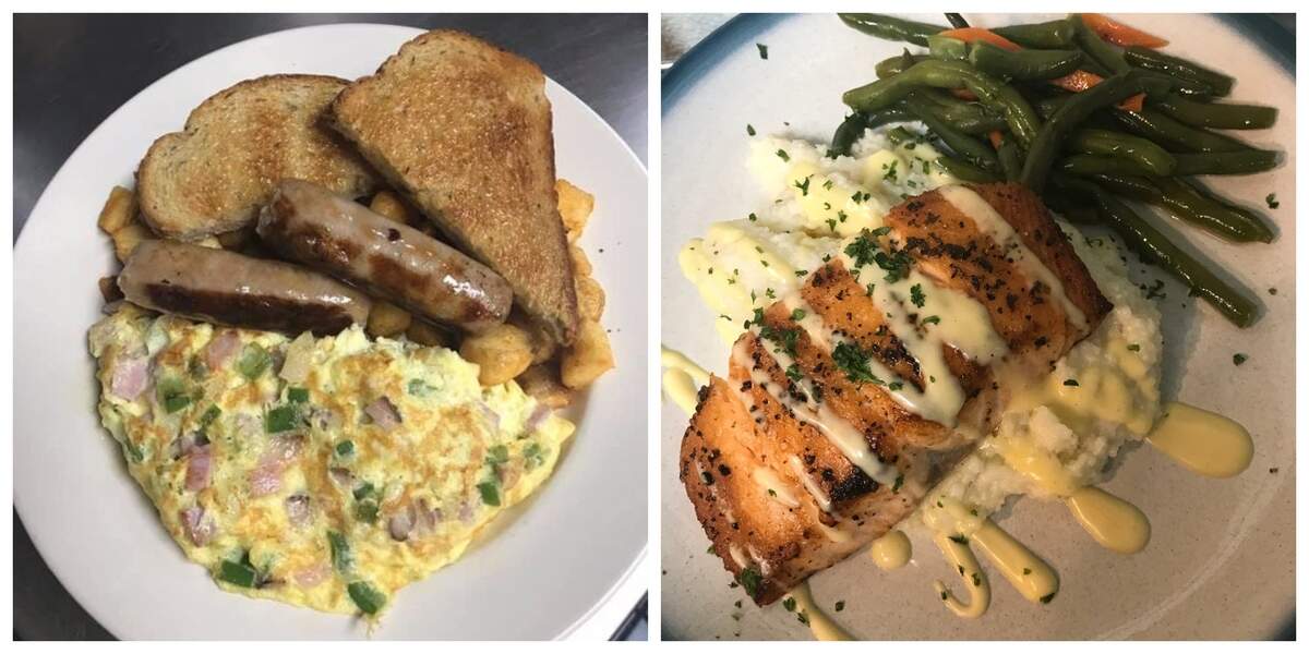 Gr8 Bites’ menu includes breakfast served all day plus sandwiches, soups and comfort food dishes for lunch or dinner.