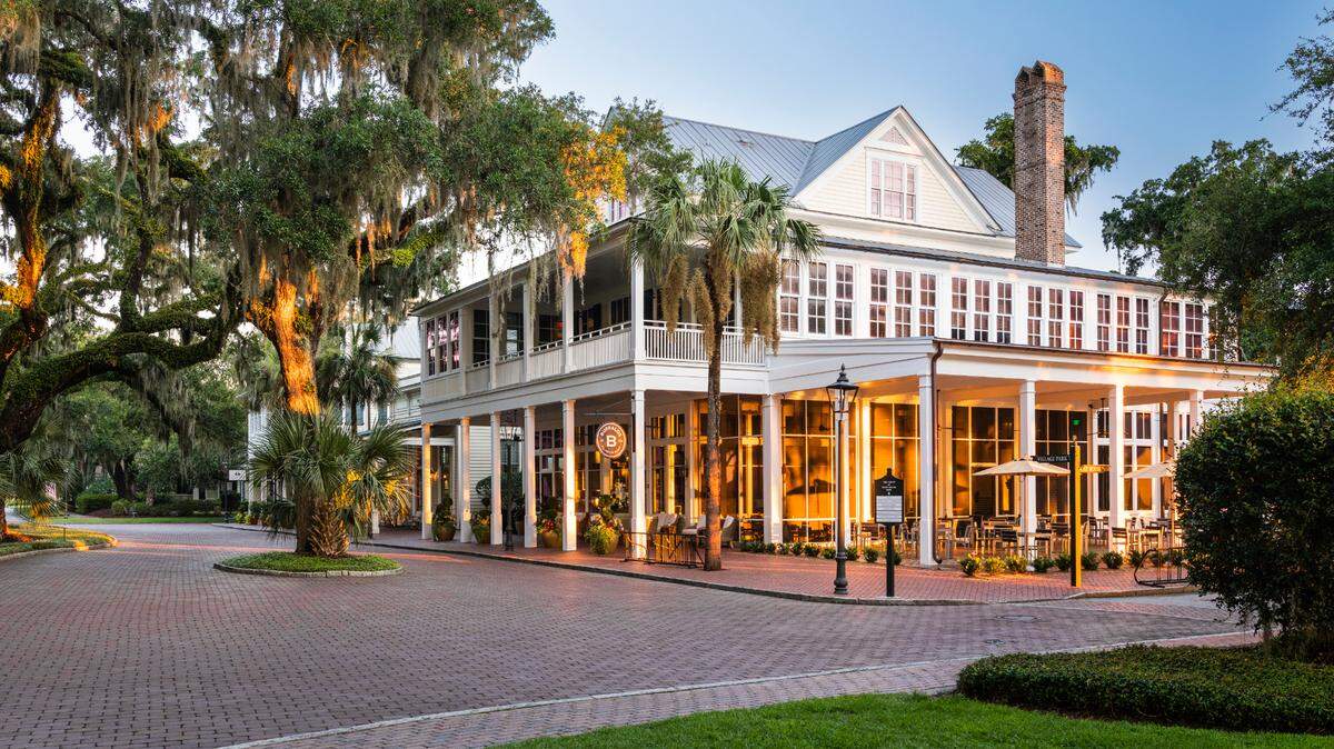 Buffalos is located in Wilson Village in the Palmetto Bluff community.