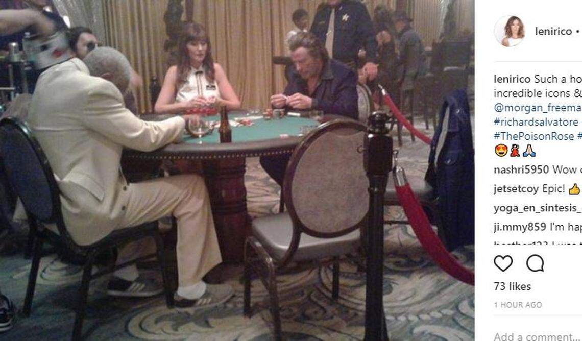 A casino scene is filmed in Savannah for the movie "The Poison Rose."