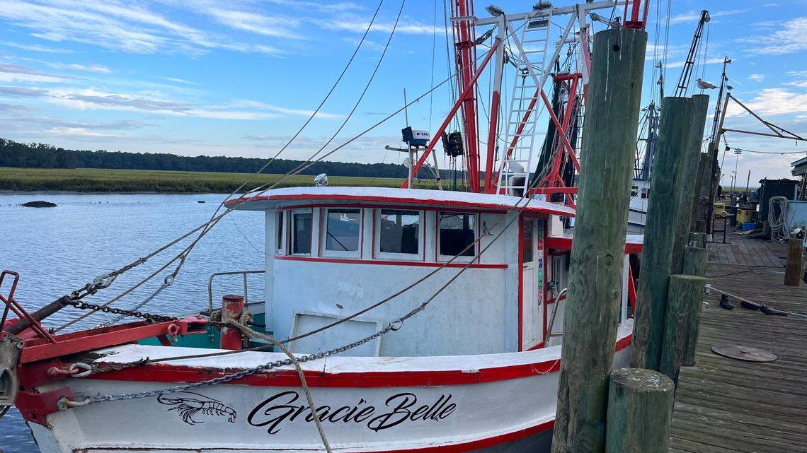 Beaufort’s shrimping industry on the brink. Local boats sit while imported catch floods market