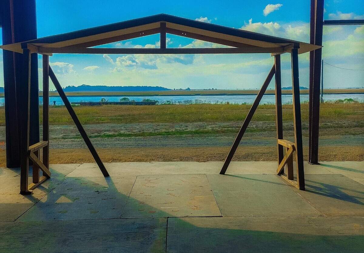 An old warehouse has been converted into a manger with a view of water at Port Royal.
