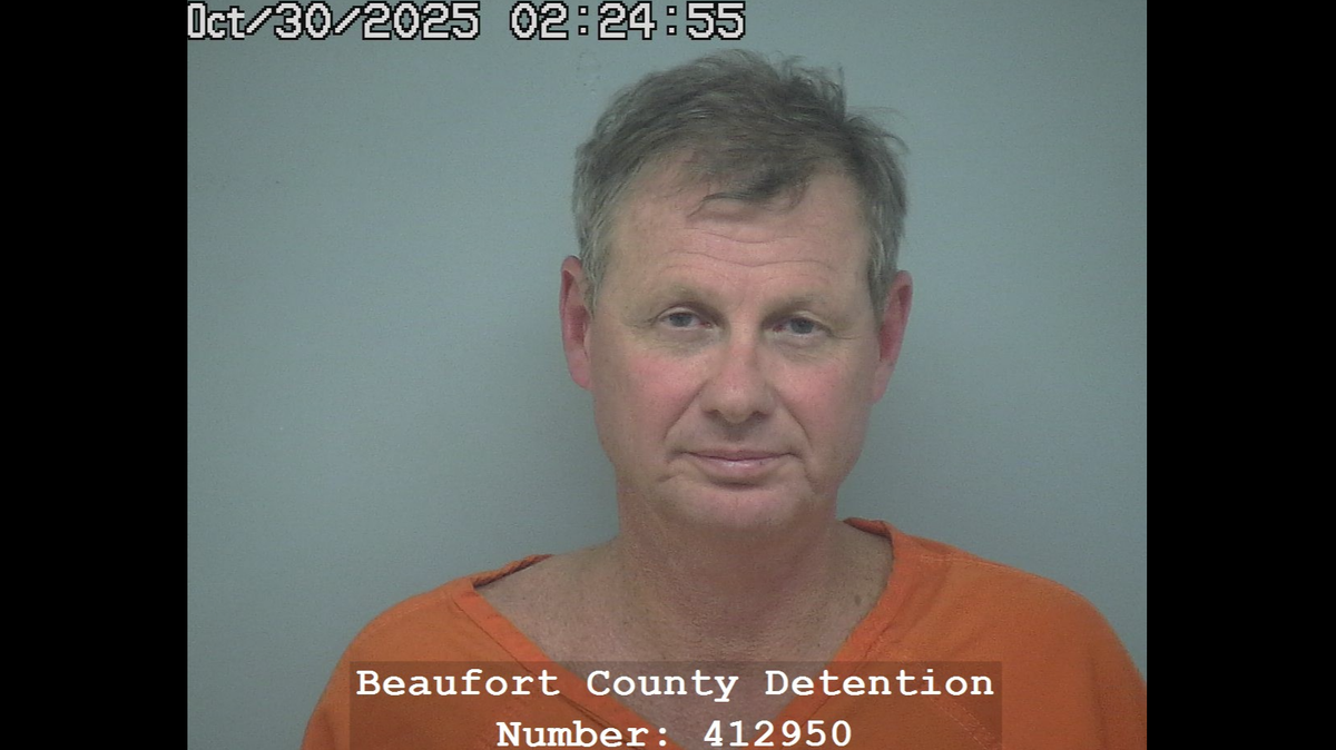 Beaufort magistrate Thomas Holloway was booked into the Beaufort County Detention Center Thursday.