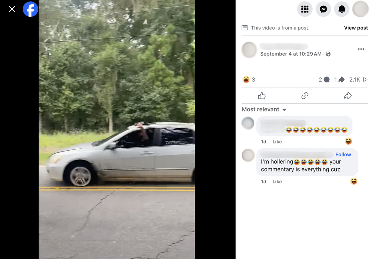 A 17-year-old girl was seen waving to a cellphone camera as she led a police chase on St. Helena Island Wednesday morning. The teen faced nine traffic citations and a pair of criminal charges after she stole her mom’s Honda out of Georgia and drove recklessly across rural Beaufort County.