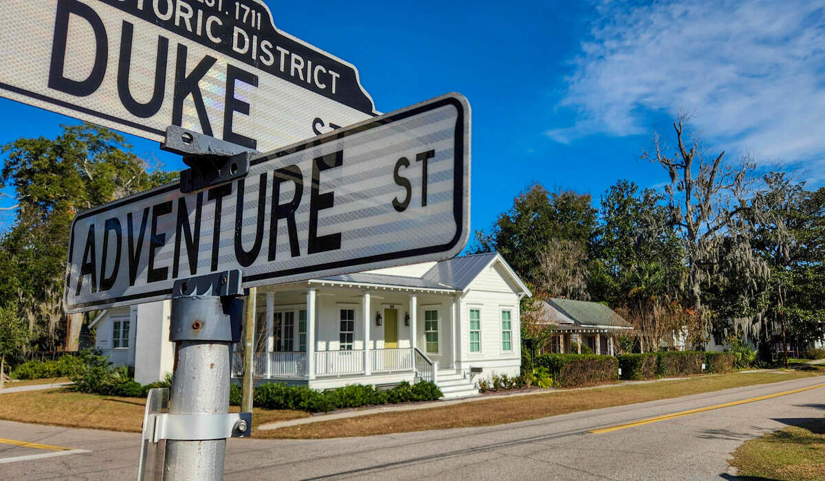 Ken Singleton owns two old buildings on Duke Street, nestled behind the sidewalk shrubberies to the right