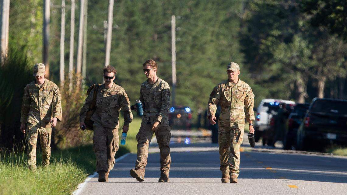 ‘We’ve got a pilot in the house ... He landed in my backyard.’ Hear F-35 crash 911 call