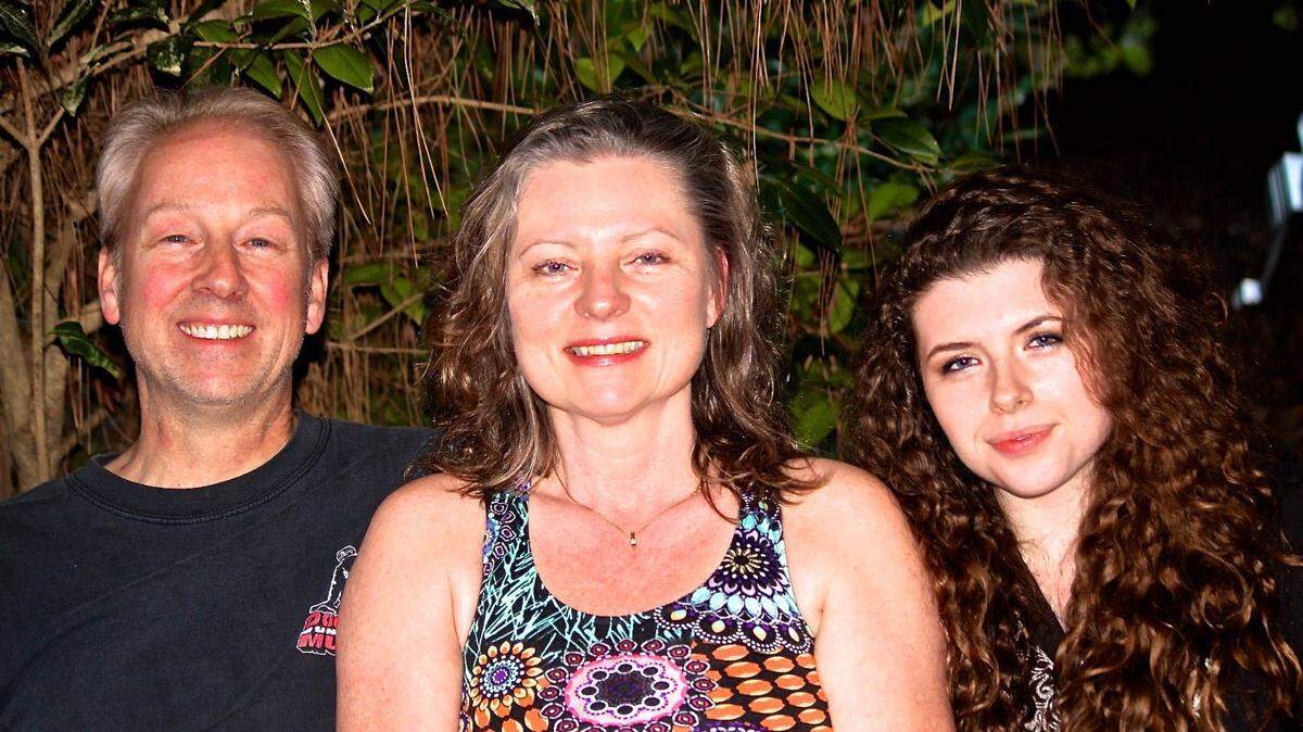 From left, Matt Wicklund, Nancy Mitchell and Hannah Wicklund. Not pictured is son Luke Mitchell.