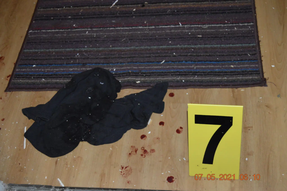 Evidence markers were photographed at the scene of a July 2021 shooting that injured two people at The Oaks apartment complex on Hilton Head Island. Bluffton man Francisco Cortes was sentenced to nearly 20 years in prison for the attack after being found guilty by a Beaufort County jury on Wednesday, Dec. 18, 2024.