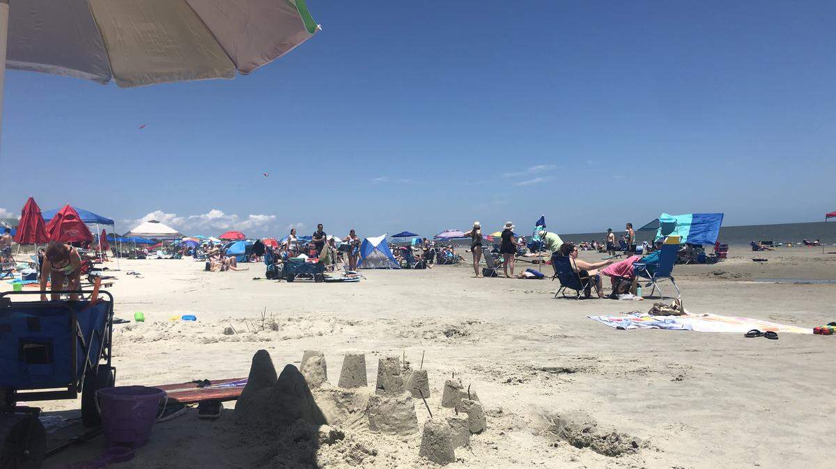 Driessen Beach on Hilton Head Island on May 23, 2020. The beach will be closed temporarily while a new boardwalk is constructed.