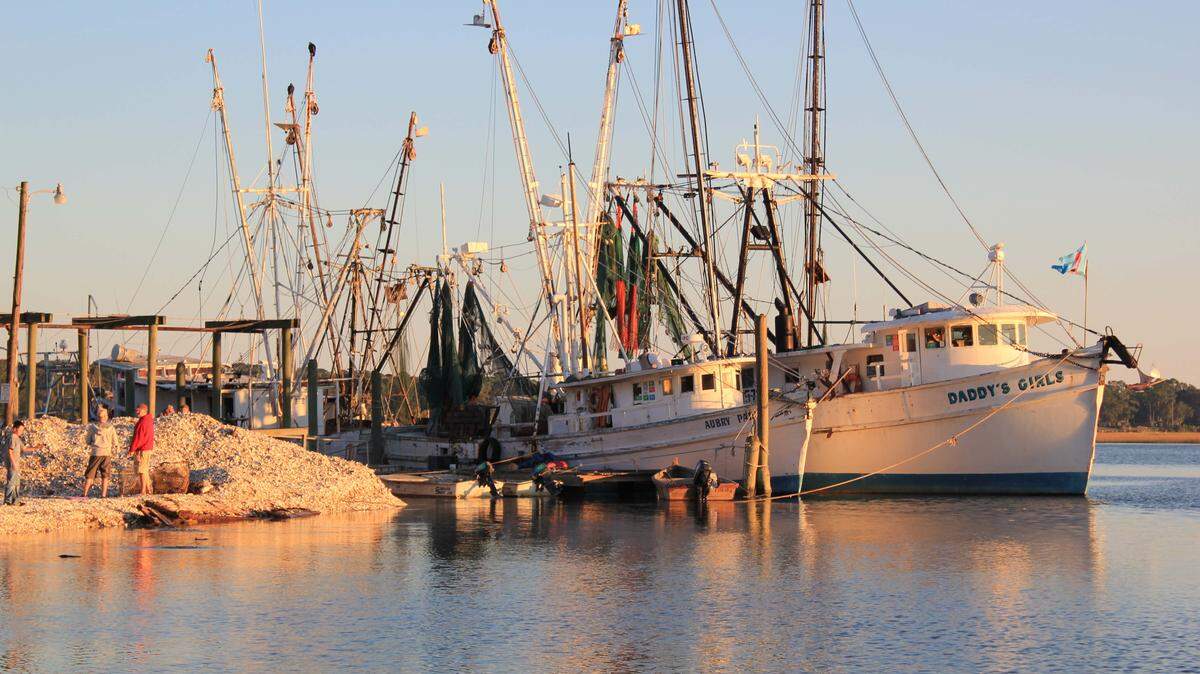 The shrimp boat "Daddy's Girls" docked on the May River was one scene at a previous Bluffton Arts and Seafood Festival.