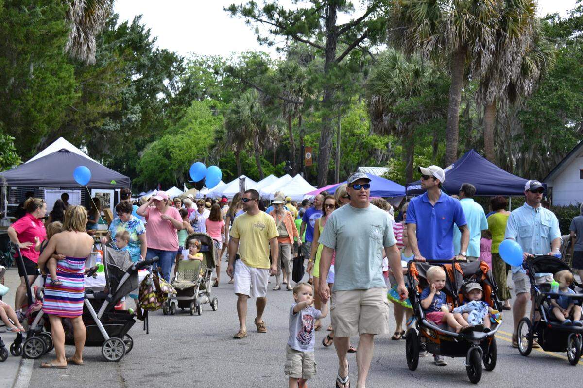 The 40th annual Bluffton Village Festival is from 10 a.m. to 5 p.m. Saturday, May 12, 2018 on Calhoun Street in Bluffton, South Carolina.