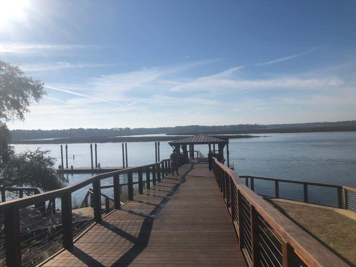 A picture of Bluffton’s new Calhoun Street Public Dock on Jan. 10, 2021.