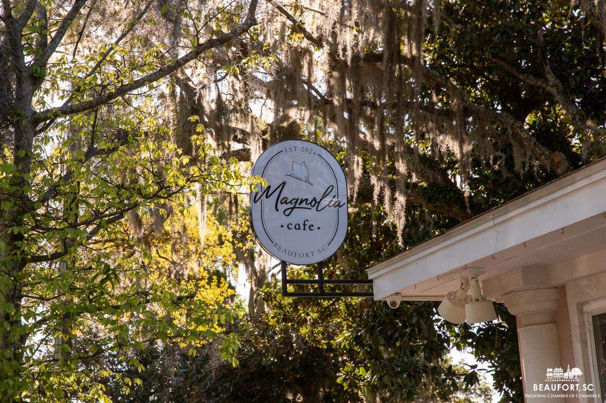 The Magnolia Cafe is located on Congress Street across Carteret Street from the University of South Carolina Beaufort.