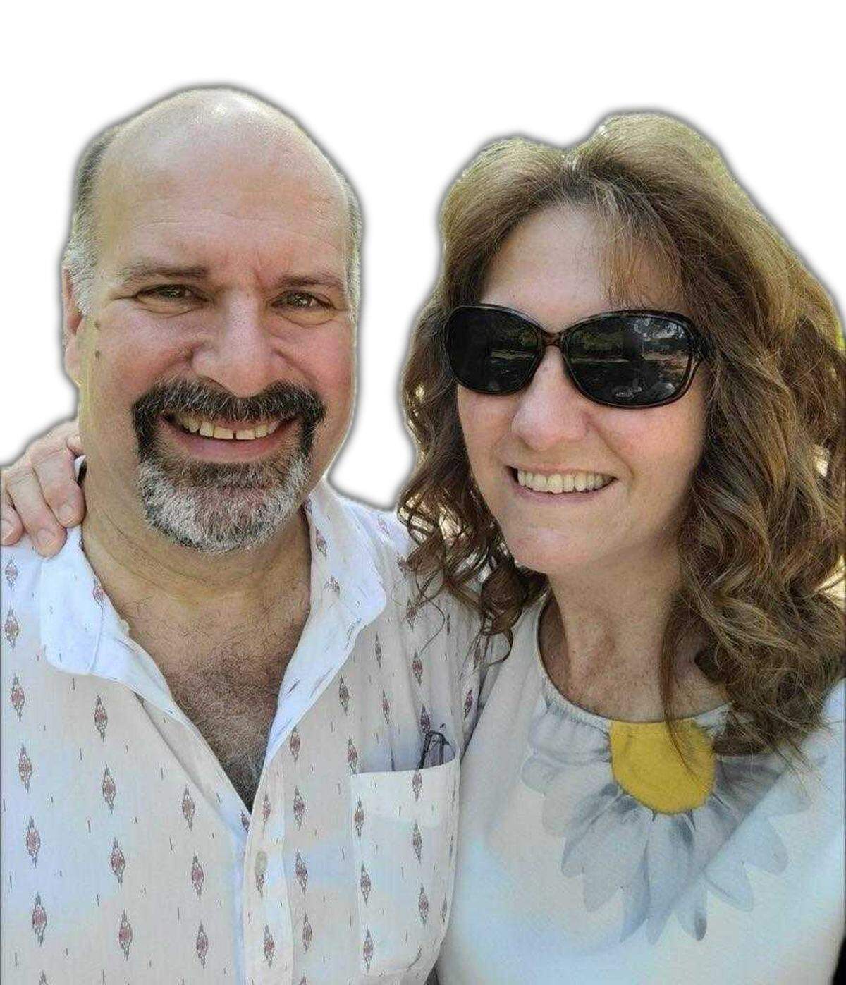 Pictured in this handout photo are John Leath Zentmeyer and his wife, Debra Ann Zentmeyer who reside in China Grove, N.C. The Zentmeyers survived the boat crash that killed their friends Rick and Patsy Montgomery on Skull Creek off Hilton Head Island the night of June 27, 2025.