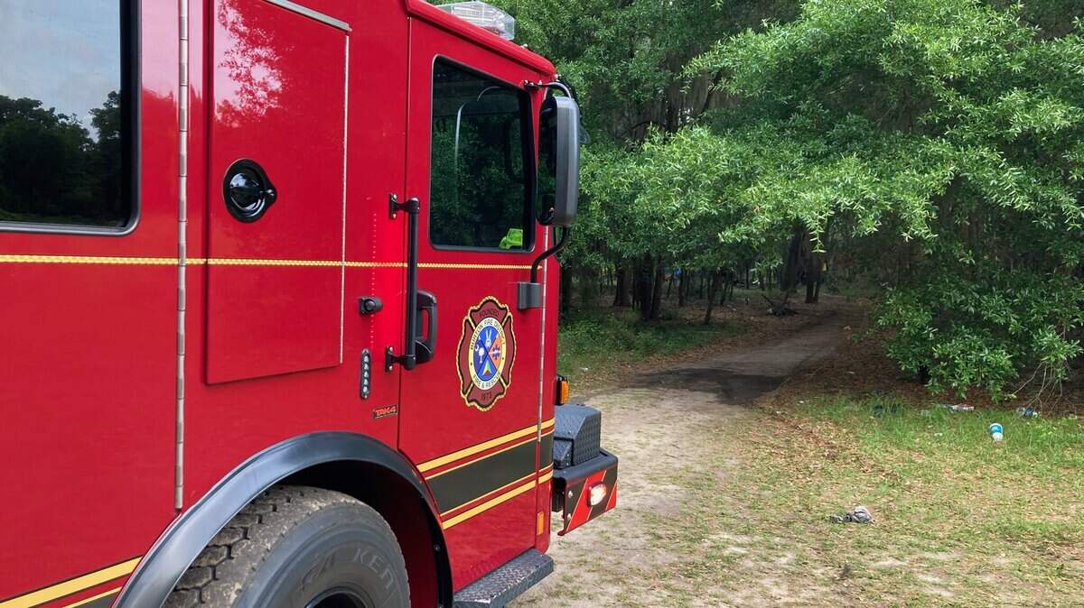 The Burton Fire District responded to a tent fire around 8:30 a.m. Tuesday morning.