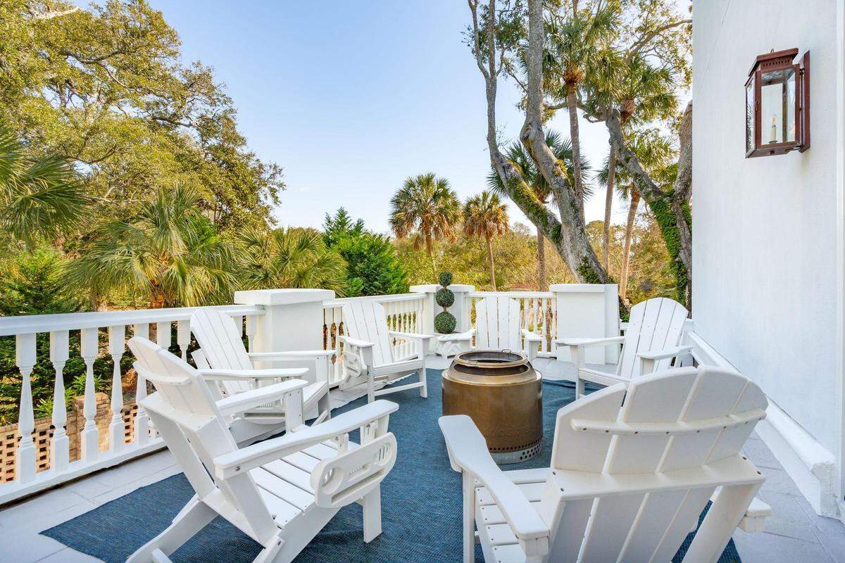 Balcony area of 3 Cross Lane, Isle of Palms