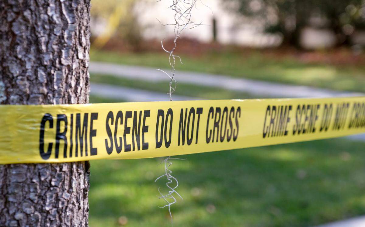 Breaking news, crime scene