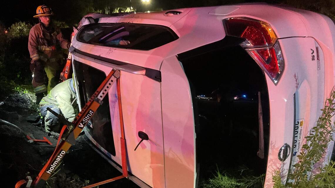 Injured driver was trapped in crashed SUV. Here’s how Burton firefighters saved him