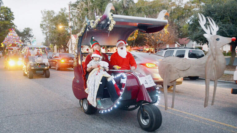 Port Royal Christmas Golf Cart Parade, 2014