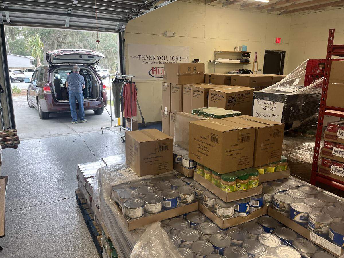 Supplies are dropped off at HELP of Beaufort on Ribaut Road. Officials at the food pantry say if the federal food support in the SNAP program is cut Nov. 1 it will increase demand at area food pantries. “I don’t think people know there’s so many people who are working and are on SNAP benefits,” said Lori Opozda, executive director of HELP of Beaufort