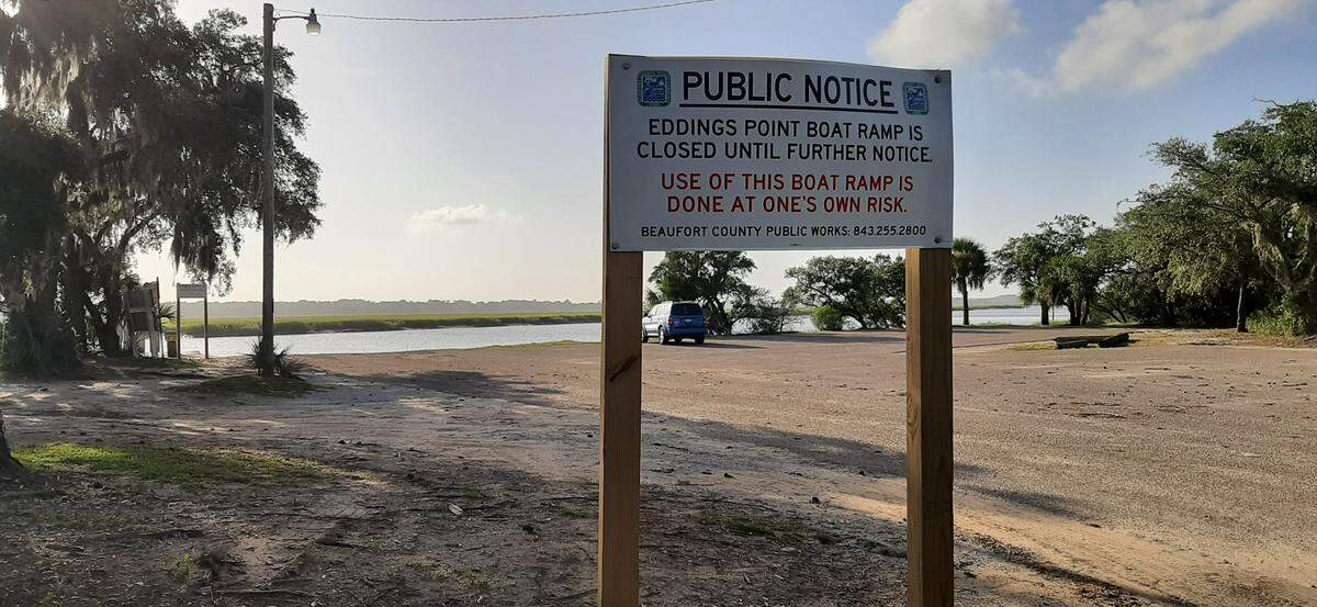 The public will not have access to Eddings Landing on St. Helena Island beginning Tuesday through at least Dec. 31.