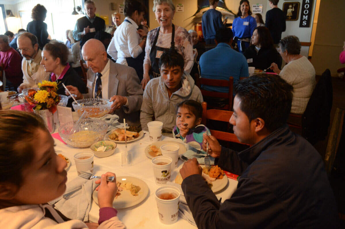 Hilton Head Island’s 16th annual Community Thanksgiving Dinner, hosted by St. Andrew By-The-Sea United Methodist Church, was held at Hudson’s Seafood House on the Docks on Nov. 27, 2014.