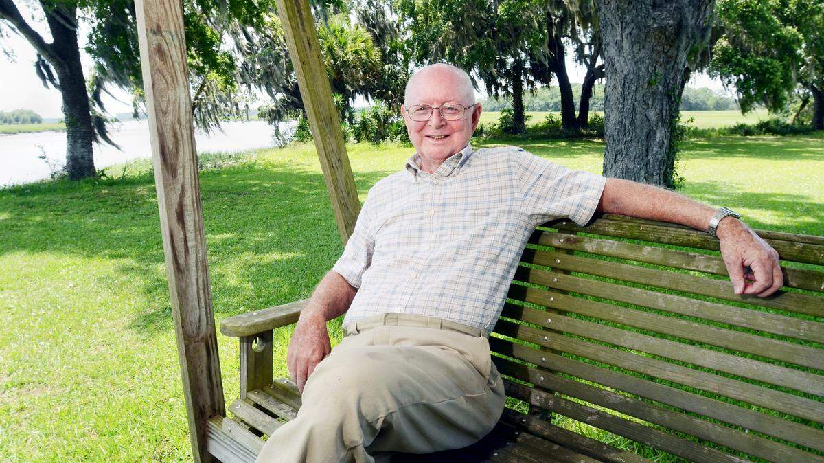 Sonny Bishop is photographed on Tuesday at his St. Helena Island home.