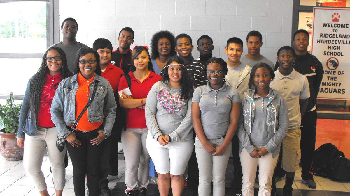 Participants in the Summer Youth Work Program in Jasper County.