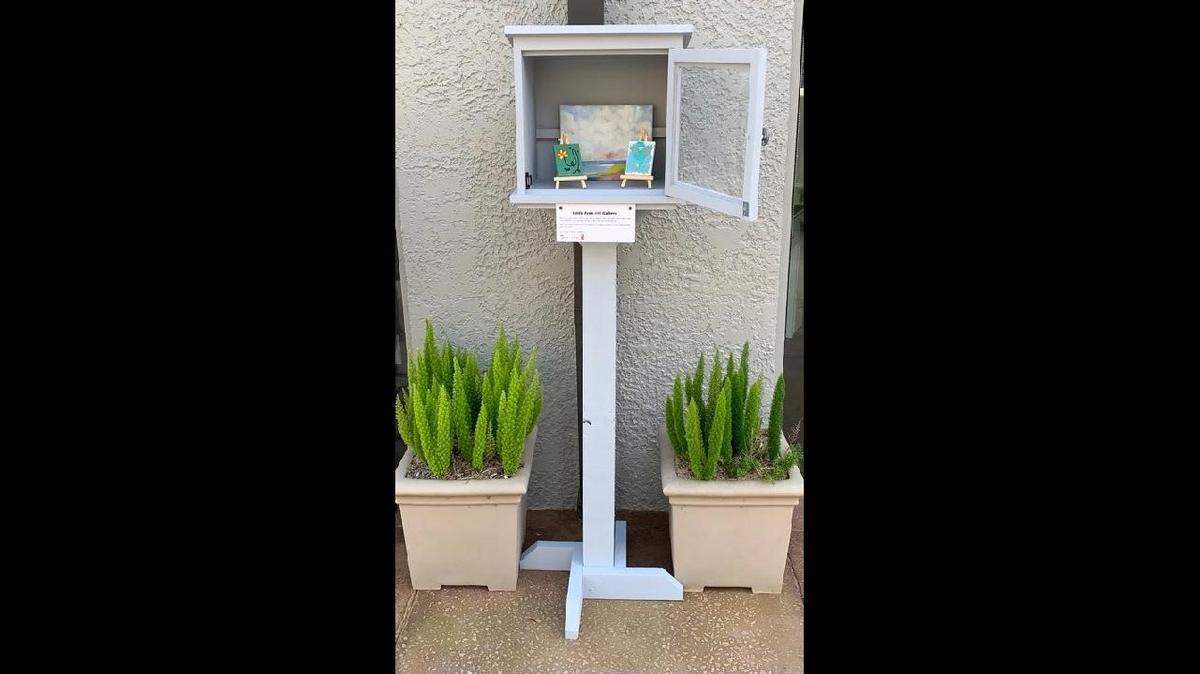 The Town of Hilton Head Island’s Office of Cultural Affairs, in partnership with local arts organizations, placed free tiny art galleries around the island, it announced on April 1, 2021. Residents are welcome to take a piece of art, leave their own or just stop by and enjoy what is on display.